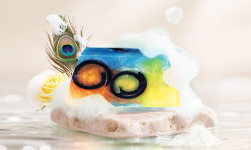 卡莎灡吉光金羽百花香型手工精油皂