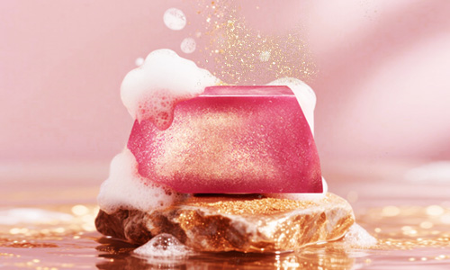 卡莎灡玫瑰金苦桃香型手工精油皂