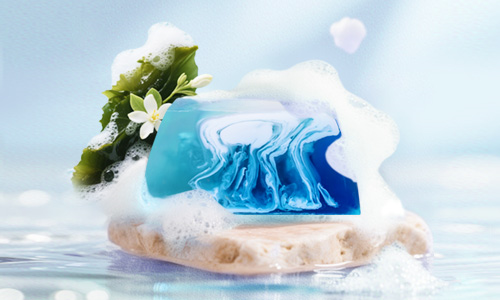 卡莎灡蓝玉水光手工精油皂