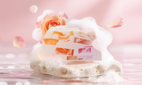 卡莎灡白色花舞香型手工精油皂