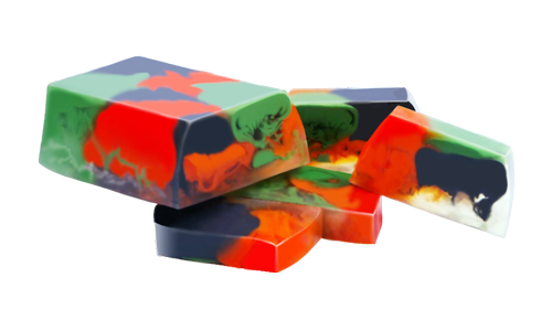 迷彩手工精油皂