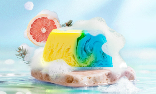 卡莎灡蓝水皇后花香型手工精油皂