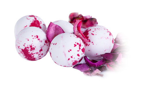 玫瑰精油浴盐球