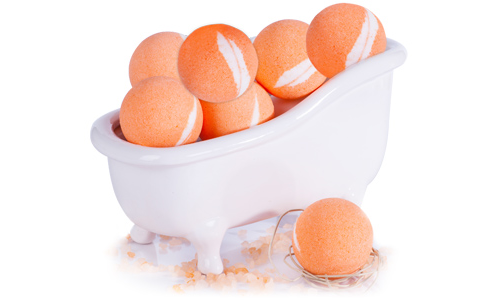 葡萄柚精油浴盐球